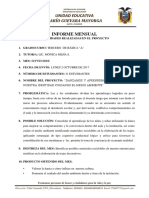 Informe Mensual de Septiembre