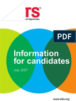 Information For Candidates 2007