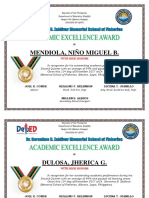 Certificate of Merit