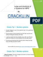 Ibps Number Systems Formuals Cracku PDF