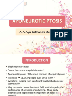 Aponeurotic Ptosis 