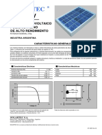 Solartec - Panel Solar - Hoja Técnica - Policristalino - KS3T-6V