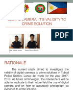 Digital Camera: It'S Validity To Crime Solution: Real, Lester James C. Sales, Renna Beth C