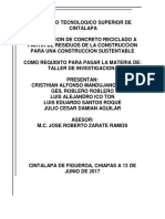 Elaboracion de Concreto Reciclado A Partir de Residuos de La Construccion