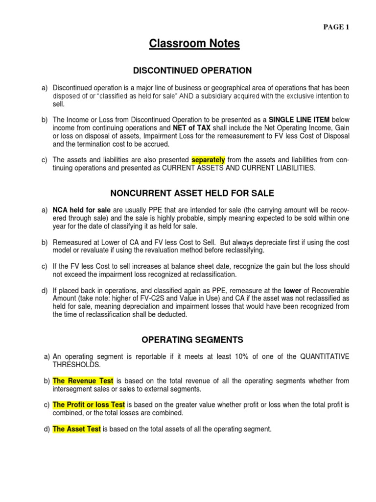 Classroom Notes Week 3 PDF | PDF | Revenue | Debits And Credits