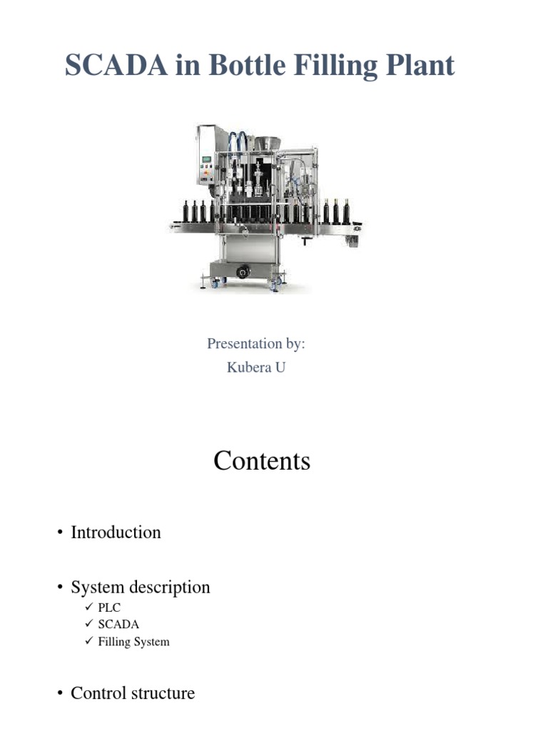 SCADA in Bottle Filling Plant | PDF | Programmable Logic Controller | Scada