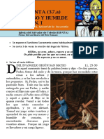 HORA SANTA Con San Pedro Julián Eymard. Jesús Manso y Humilde Corazón (37.a) PDF