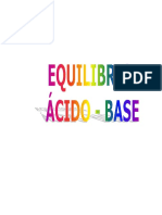 Aula 3 Equilibrio Ácido - Base