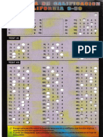 Plantilla de Calificación Test S 50