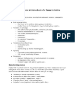 sentence stems for research outline