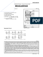 MG50J6ES50: High Power Switching Applications Motor Control Applications