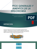 Conceptos Generales y Fundamentos de La Ergonomía