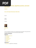 Javascript Exercises, Algorithms Practice, And Mock Interviews