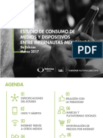ESTUDIO DE CONSUMO DE MEDIOS Y DISPOSITIVOS ENTRE INTERNAUTAS MEXICANOS 9a Edición Marzo 2017