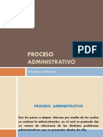 Proceso Administrativo