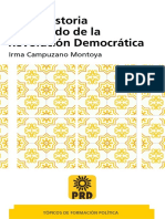 Breve Historia Del Partido de La Revolución Democrática: Irma Campuzano Montoya