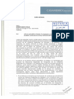 Carta Notarial Por Reporte Periodístico