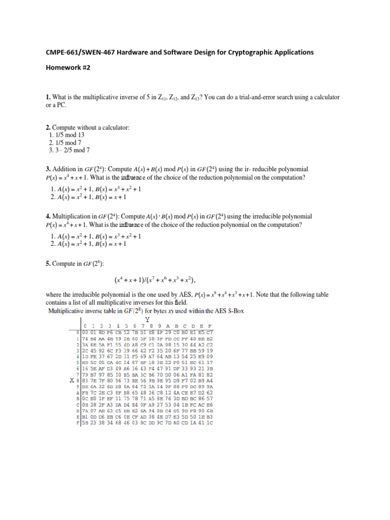 Homework #2 2018 | PDF