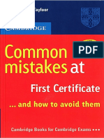 Common Mistakes at FCE Susan Tayfoor Cambridge PDF