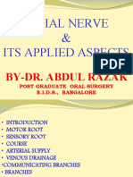 Facial Nerve & Its Applied Aspects: By-Dr. Abdul Razak