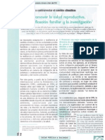 Promover la salud reproductiva, la planificación familiar y la investigación