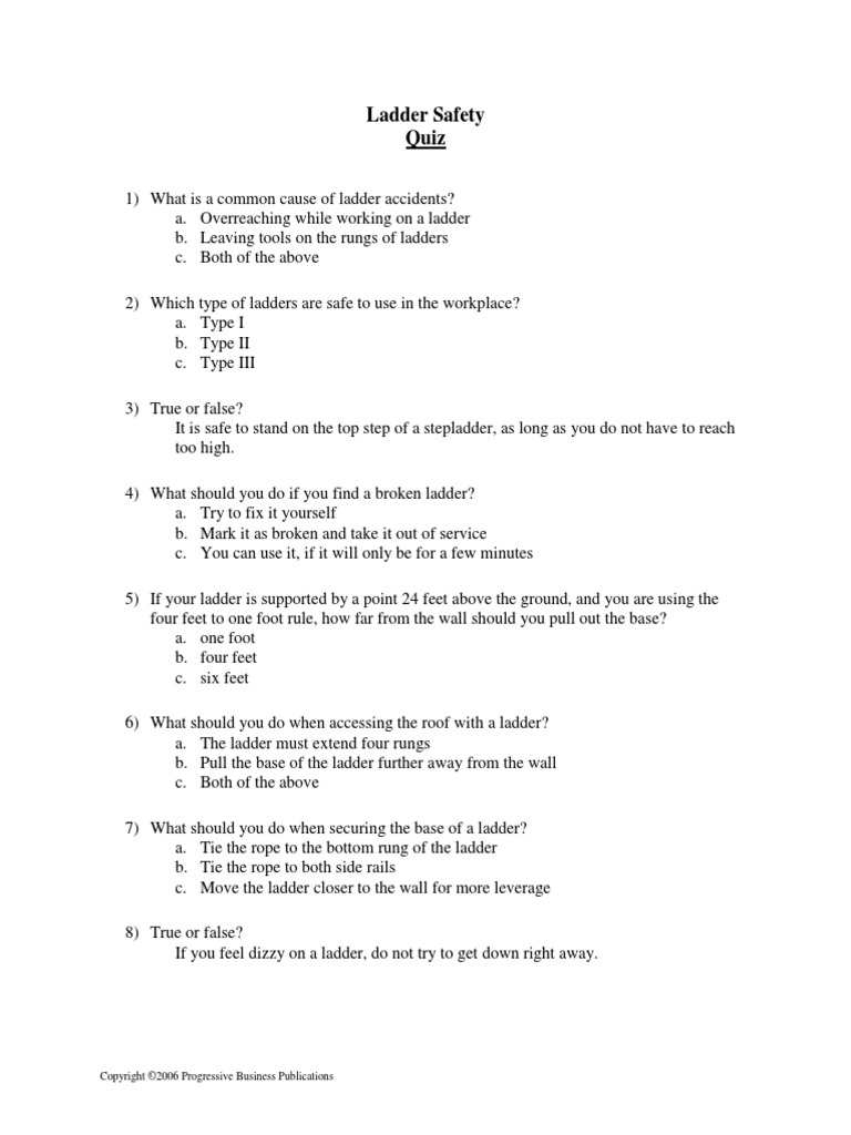 ladder-safety-quiz-pdf