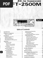 Yaesu FT-2500 Instruction Manual