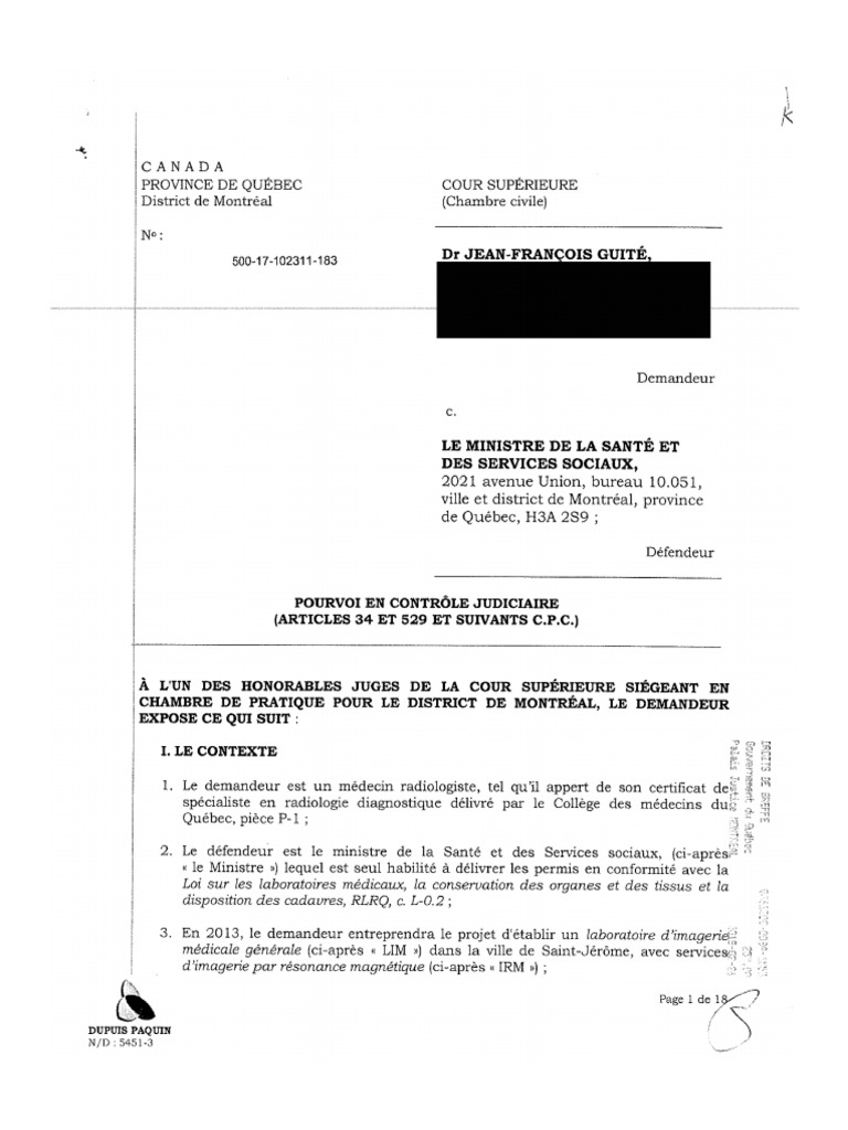 Pourvoi en Contrôle Judiciaire | PDF | Systèmes judiciaires | Loi publique