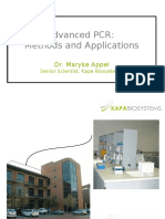 Advanced PCR: Methods and Applications: Dr. Maryke Appel