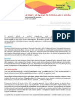 La Vida de Los y Las Jovenes Un Camino de Discipulado y Mision