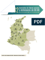 Mapa de Líderes Sociales Asesinados