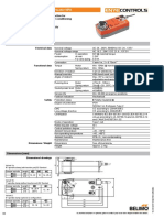 Mechanical Fail-Safe Damper Actuator NFA: Technical Data