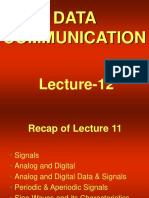 Data Communication - cs601 Power Point Slides Lecture 12 1