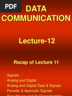 Data Communication - cs601 Power Point Slides Lecture 12 1