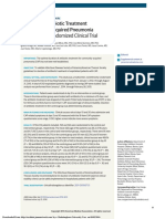 Duration of Antibiotic Treatment in Community Acquired Pneumonia JAMA 2016