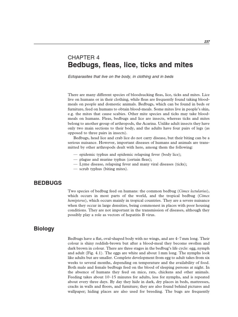 Bed Bugs | PDF