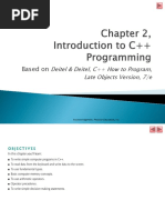 Based On: Deitel & Deitel, C++ How To Program, Late Objects Version, 7/e