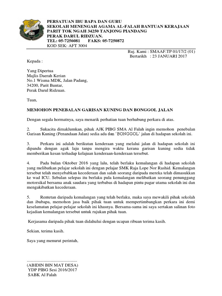 Download 68+ Contoh Surat Izin Sekolah Kemalangan Terbaik Dan Terbaru