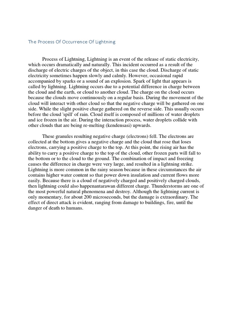 Understanding the Lightning Process | PDF | Technology & Engineering ...