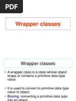 Wrapper Classes
