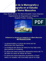 Utilidad de la mamografía y ecografía en el estudio de la mama masculina