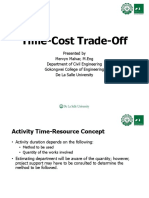 6. Time Cost Trade Off