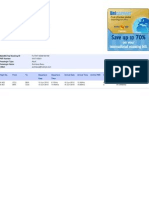 Makemytrip Booking Id PNR Number Passenger Type Passenger Name E-Mail Booking Date: 1 Apr 2010