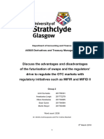 Advantages and Disadvantages of The Futurisation of Swaps and The Regulators' Drive To Regulate The OTC Markets With Regulatory Initiatives Such As MIFIR and MIFID II.