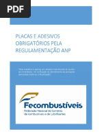 Placa e Adesivos Obrigatórios pela Regulamentação ANP