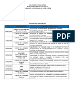 Tabela de Controle de orientação