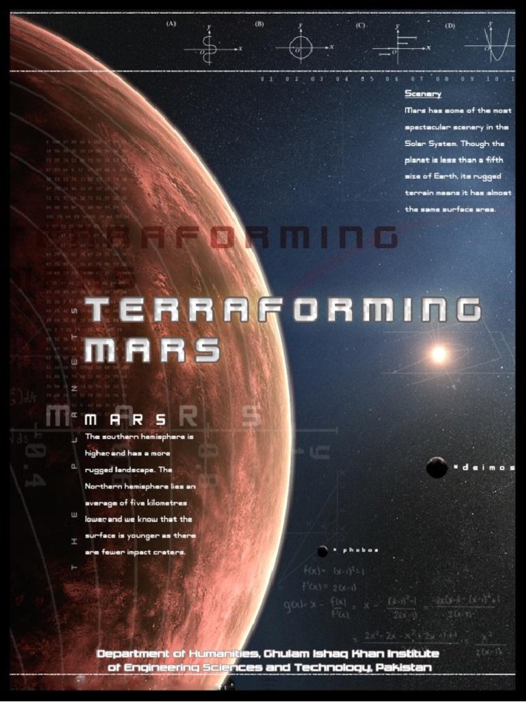 Terraforming Mars: A Future Vision | PDF | Mars | Atmosphere Of Earth