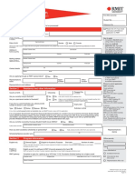 Application Form for International Student Admission