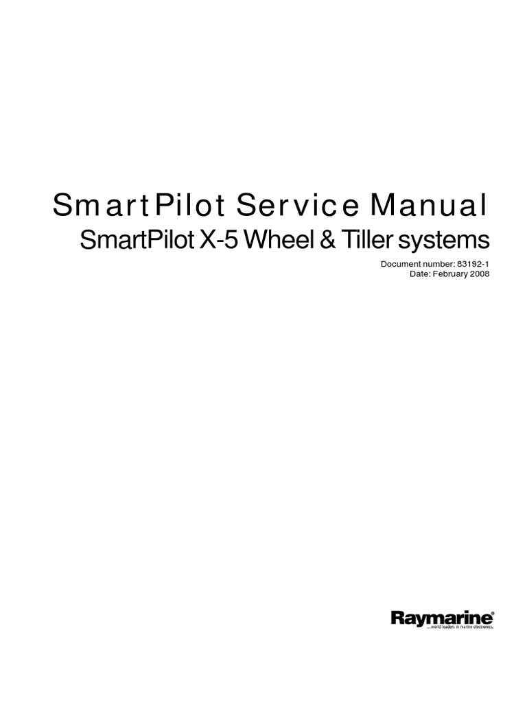 RayMarine Smart Pilot Service Manual PDF Clutch Switch