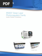 Iridex Green Laser Photocoagulator Family: Control, Precision, Convenience